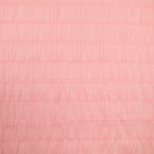 Cotton fabric with crinkle effect / Pink