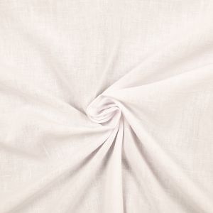Linen like dress fabric / White