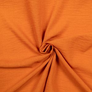 Linen like dress fabric / Rust