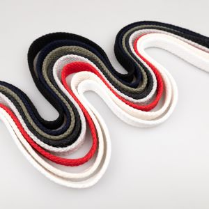 Cotton cord flat 20 mm / Different shades