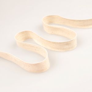 Cotton ribbon 20 mm / Beige