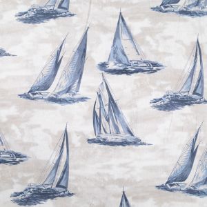 Patterned linen-cotton blend / D16