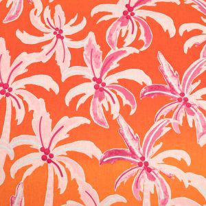Printed linen cotton / D30