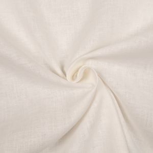 Cotton linen fabric / White