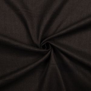 Cotton linen fabric / Black