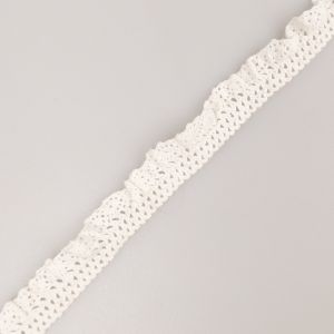 Cotton Stretch lace / White