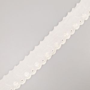 Broderie anglaise 35  mm / Natural