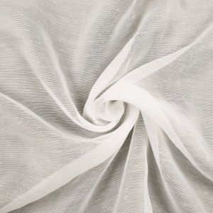 Curtain voile with leadband / Cream