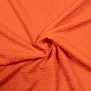 Stretch satin with crinkle effect / 38 Coral