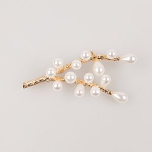 Brooch Branch with pearls