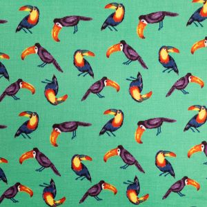 Printed cotton / Toucan