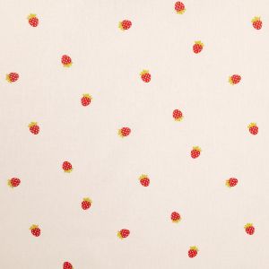 Cotton sheeting fabric / Strawberries