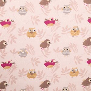 Cotton sheeting fabric / Owl