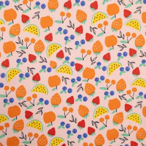 Print cotton / Fruits