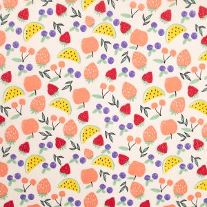 Print cotton / Fruits