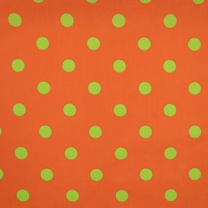 Print cotton / Orange-Light Green