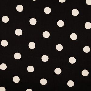 Print cotton / Black-white