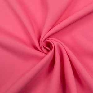 Crepe suiting fabric / Flo Pink