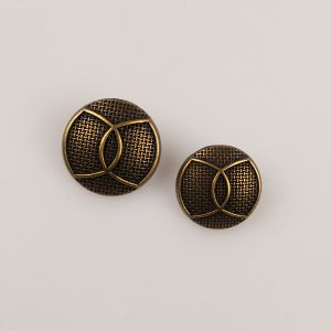 Metal shank button / Differend sizes / 470 Brass