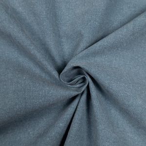 Plain cotton fabric / Grayish blue