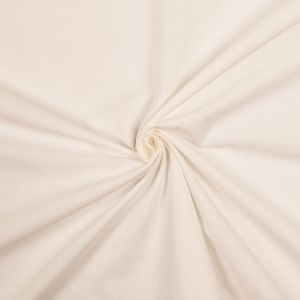 Washed  cotton fabric / White
