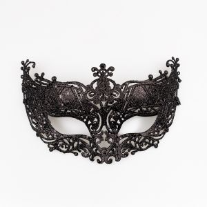 Elegant carnival mask / WFCM6 Black