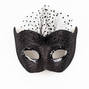 Elegant carnival mask / WFCM13 Black