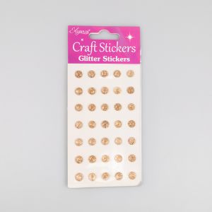 Self-adhesive gem stones / 8 mm / Champagne