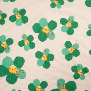 Printed cotton Seersucker / D4