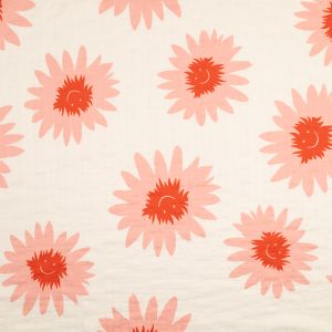 Printed cotton Seersucker / D9