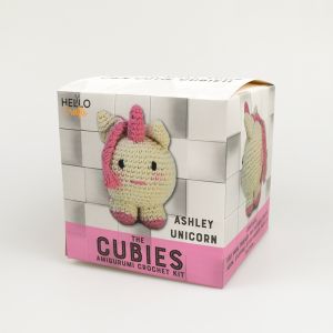 Amigurumi Craft Knitty Critters Cubies / Ashely Unicorn
