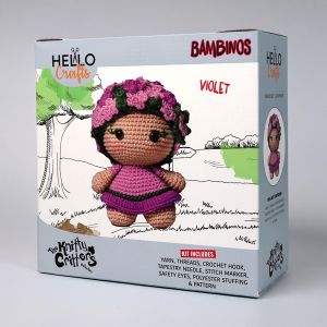 Amigurumi Craft Knitty Critters Bambino`s / Violet