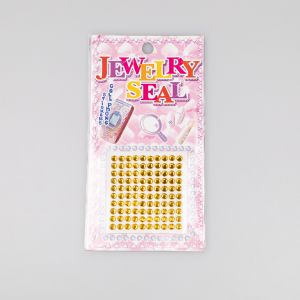 Self-adhesive stones 4 mm / Yellow