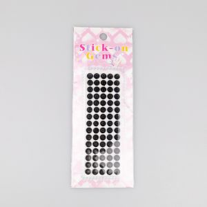 Self-adhesive stones 6 mm / Black