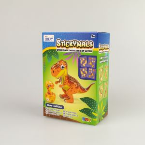 Children Craft Kit Stickymals 3D Dino Model Stickers / Tyrannosaurus REX