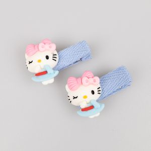 Hair clip / Kitty / Blue