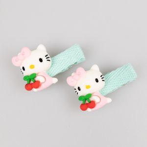 Hair clip / Kitty / Green