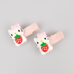 Hair clip / Kitty / Pink
