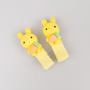 Hair clip / Bunny / Yellow