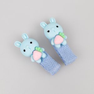 Hair clip / Bunny / Blue