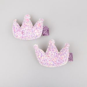 Hair clip / Crowns / Purple