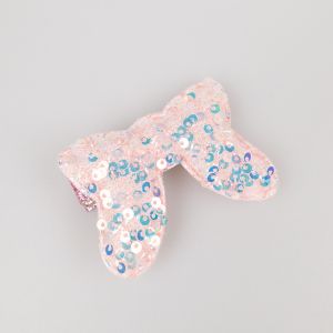Hair clip / Bow / Light Pink
