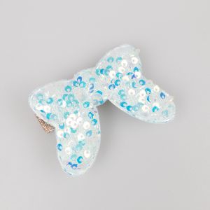 Hair clip / Bow / Light Blue