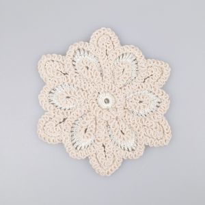 Sew-on motif 25 mm / Flower