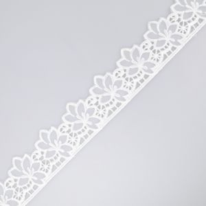 Guipure lace 45 mm / White