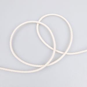 Cotton braid cord 3.5 mm / Natural