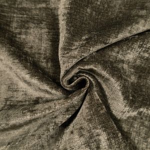 Chenille upholstery fabric / Dark Greyish Green