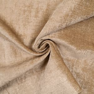Chenille upholstery fabric / Light Beige
