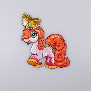 Iron-on motif / Filly / Crystal