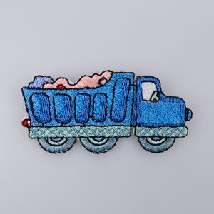 Iron-on motif / Truck 1 / Blue